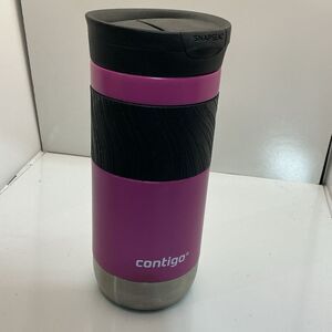 Contigo SnapSeal Travel Mug 16 oz Pink Purple Stainless Steel Insulated